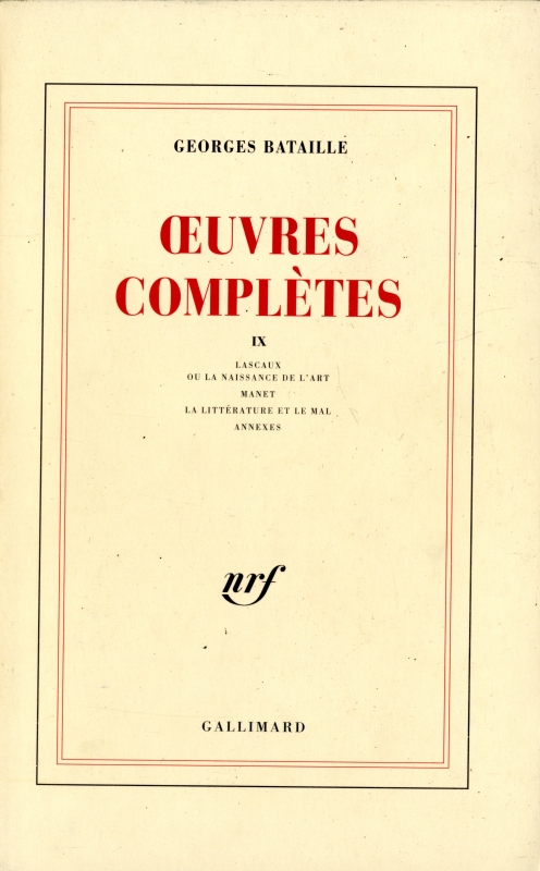 OEuvres completes 9