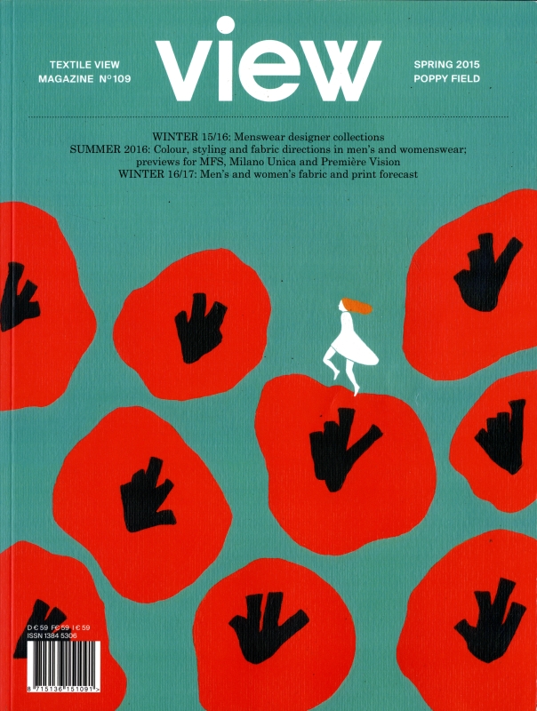Textile View magazine Spring 2015 #109 Poppy Field