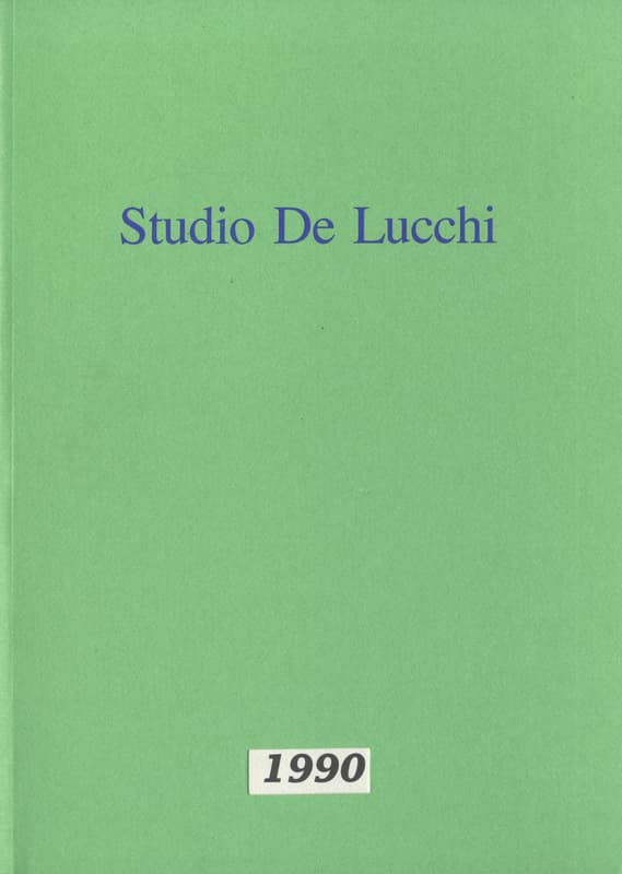 Studio De Lucchi Yearbook 1990