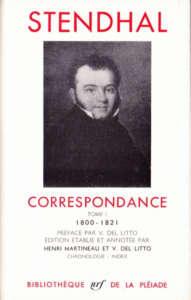 Stendhal Correspondance tome 1 - 3, 3冊_写真
