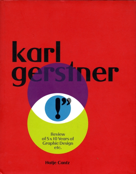karl gerstner: Review of 5x10 Years of Graphic Design etc._写真