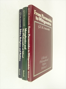 Collected Philosophical Papers of G. E. M. Anscombe, 3 vols._写真1