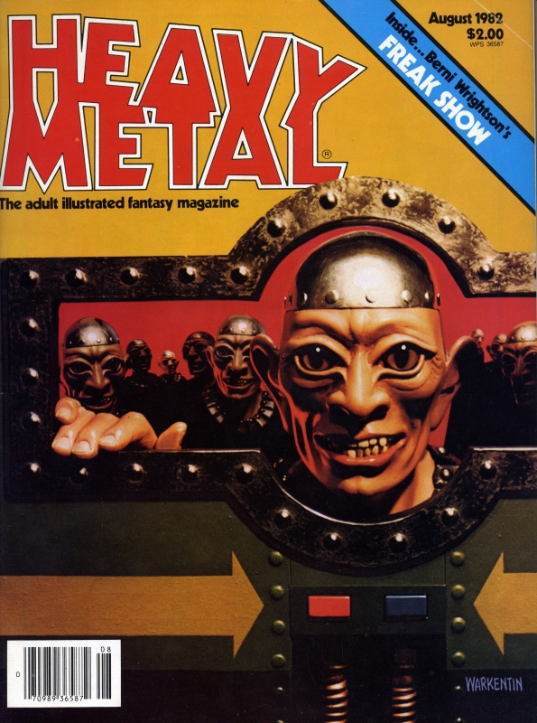 Heavy Metal magazine August 1982:Berni Wrightson's Freak Show_写真