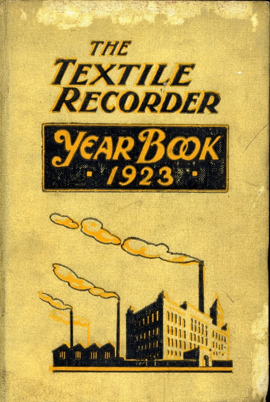 The Textile Recorder Year Book 1923_写真