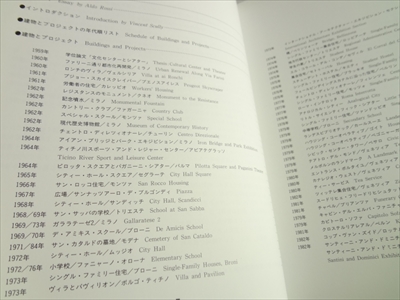 Aldo Rossi: Buildings and Projects - 現代アーキテクチャー選集 1_写真1