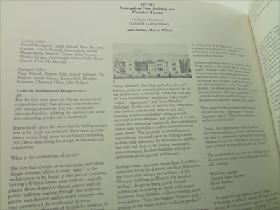 James Stirling: Buildings and Projects - 現代アーキテクチャー選集 10_写真5