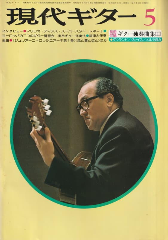 現代ギター #113 1976年5月号:アリリオ・ディアス・スーパースター_写真