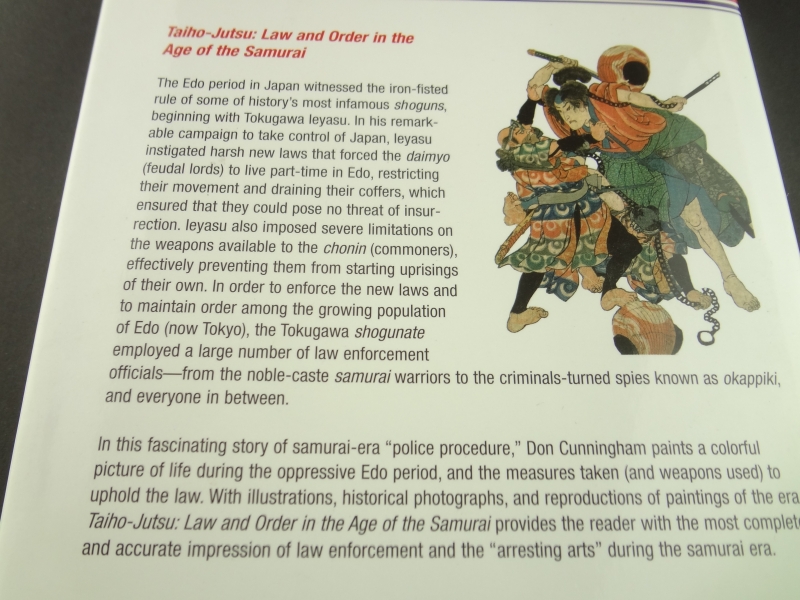 TAIHO-JUTSU: Law and Order in the Age of the Samurai6