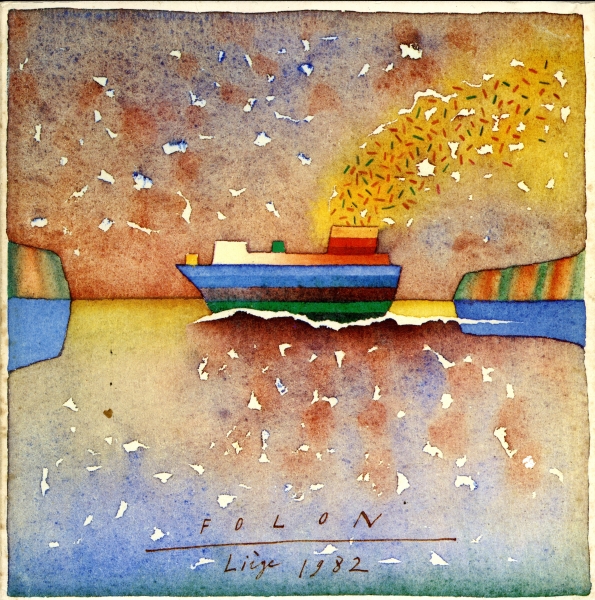 Folon / Glaser Liege 1982_写真