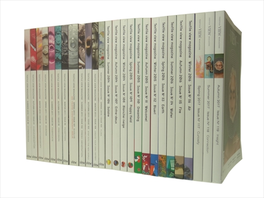 Textile View magazine 2010-2017 26冊セット_目次