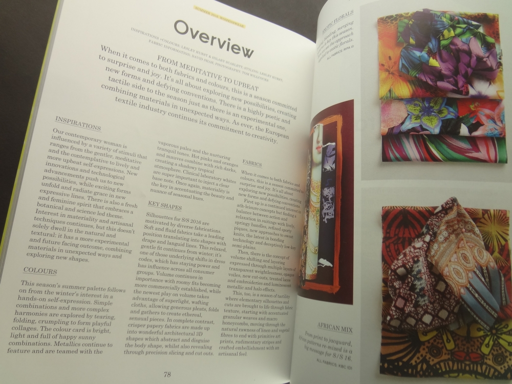 Textile View magazine Spring 2015 #109 Poppy Field2