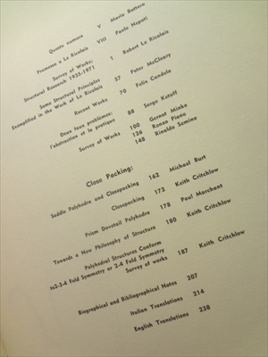 Zodiac #22 Light Structures_目次