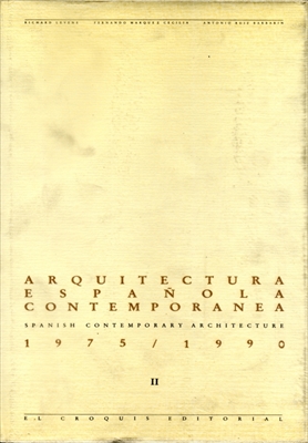 Arquitectura espanola contemporanea: Spanish Contemporary Architecture 1975-1990, 1&2 2冊セット_写真1