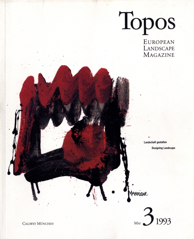Topos: European Landscape Magazine #3 Designing landscape_写真
