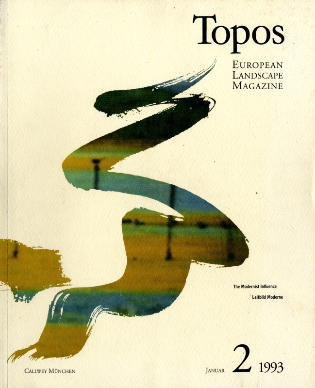 Topos: European Landscape Magazine #2 The modernist influence_写真