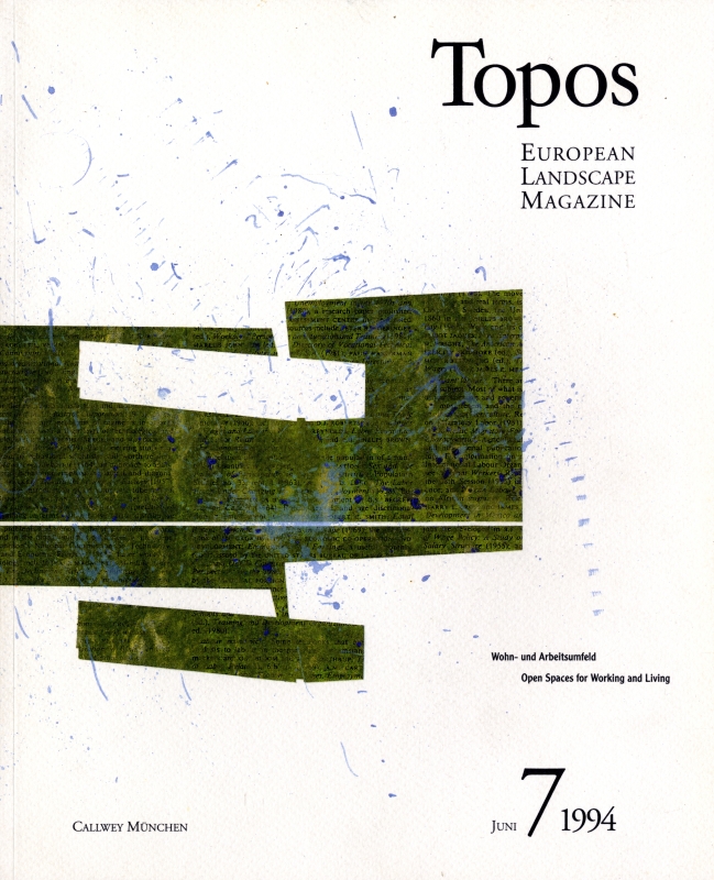 Topos: European Landscape Magazine #7 Open spaces for working and living_写真