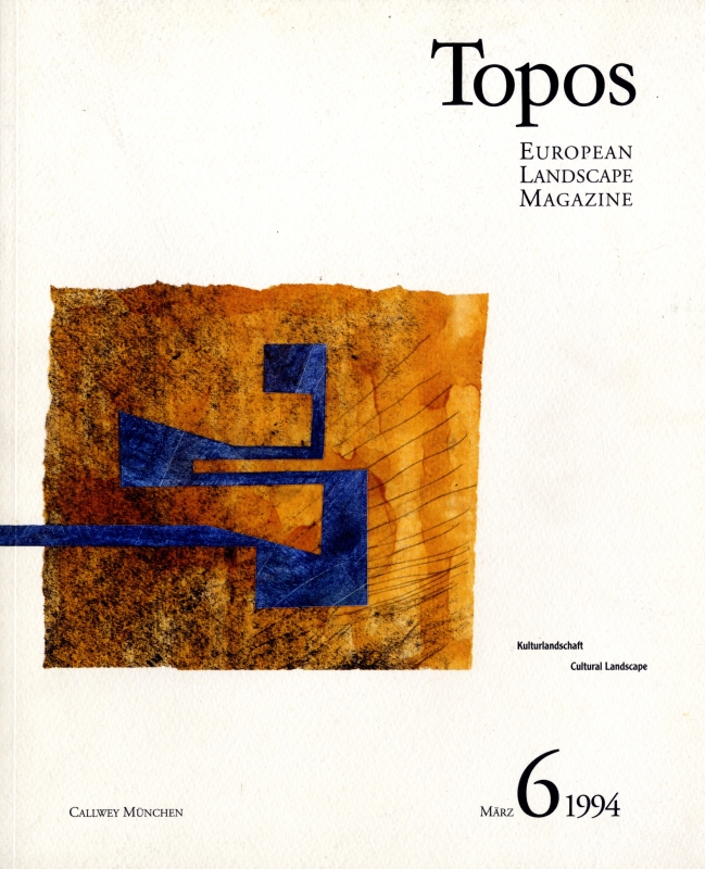 Topos: European Landscape Magazine #6 Cultural landscape_写真