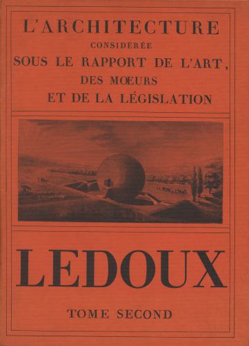L’Architecture consideree sous le rapport de l’art, des oeurs et de la legislation (芸術、習慣、立法との関係から考察された建築)_写真2