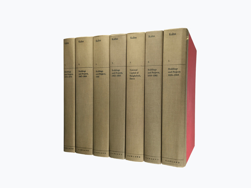 The Louis I. Kahn archive Personal Drawings in Seven Volumes_写真