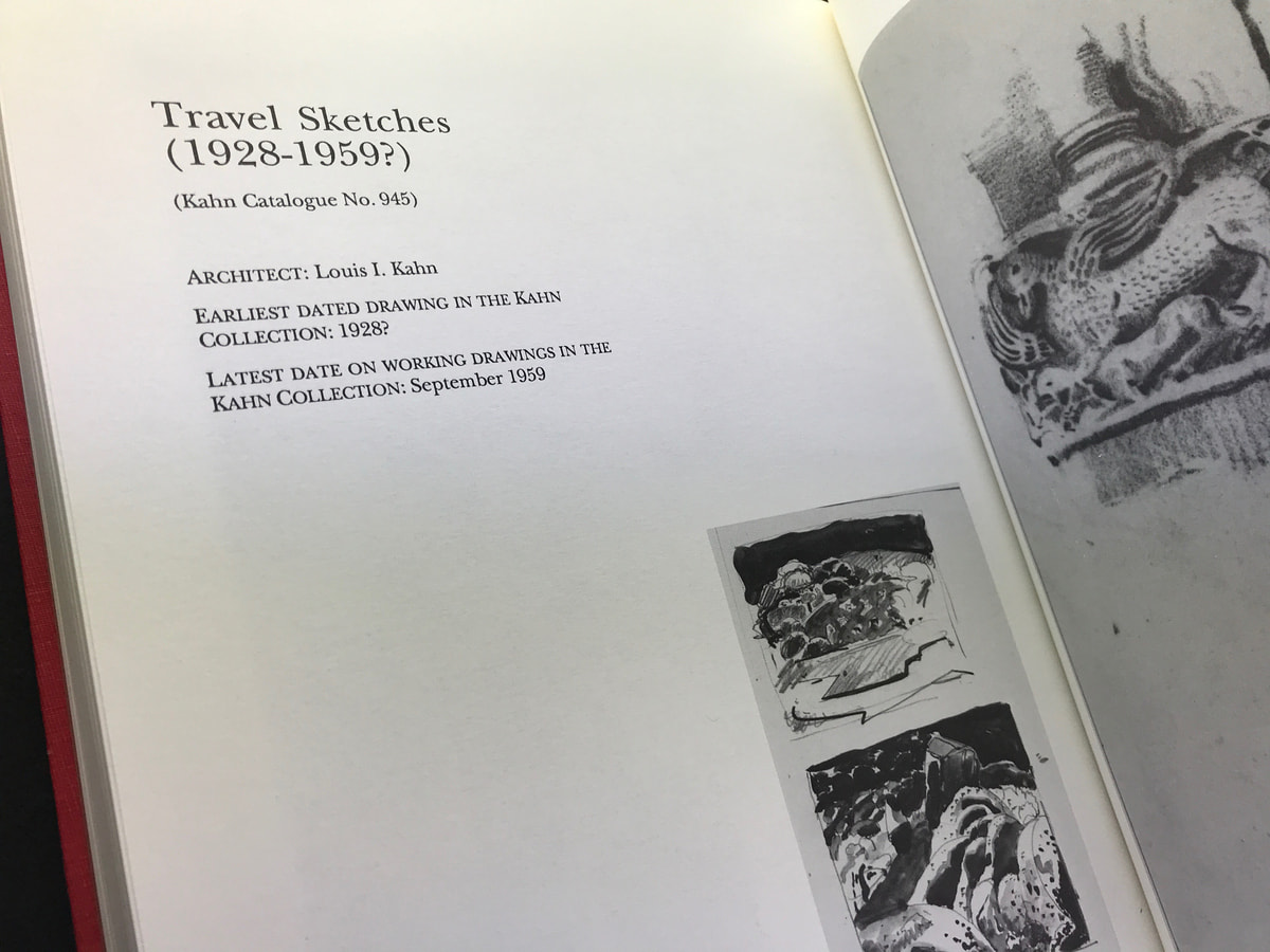 The Louis I. Kahn archive Personal Drawings in Seven Volumes_写真5
