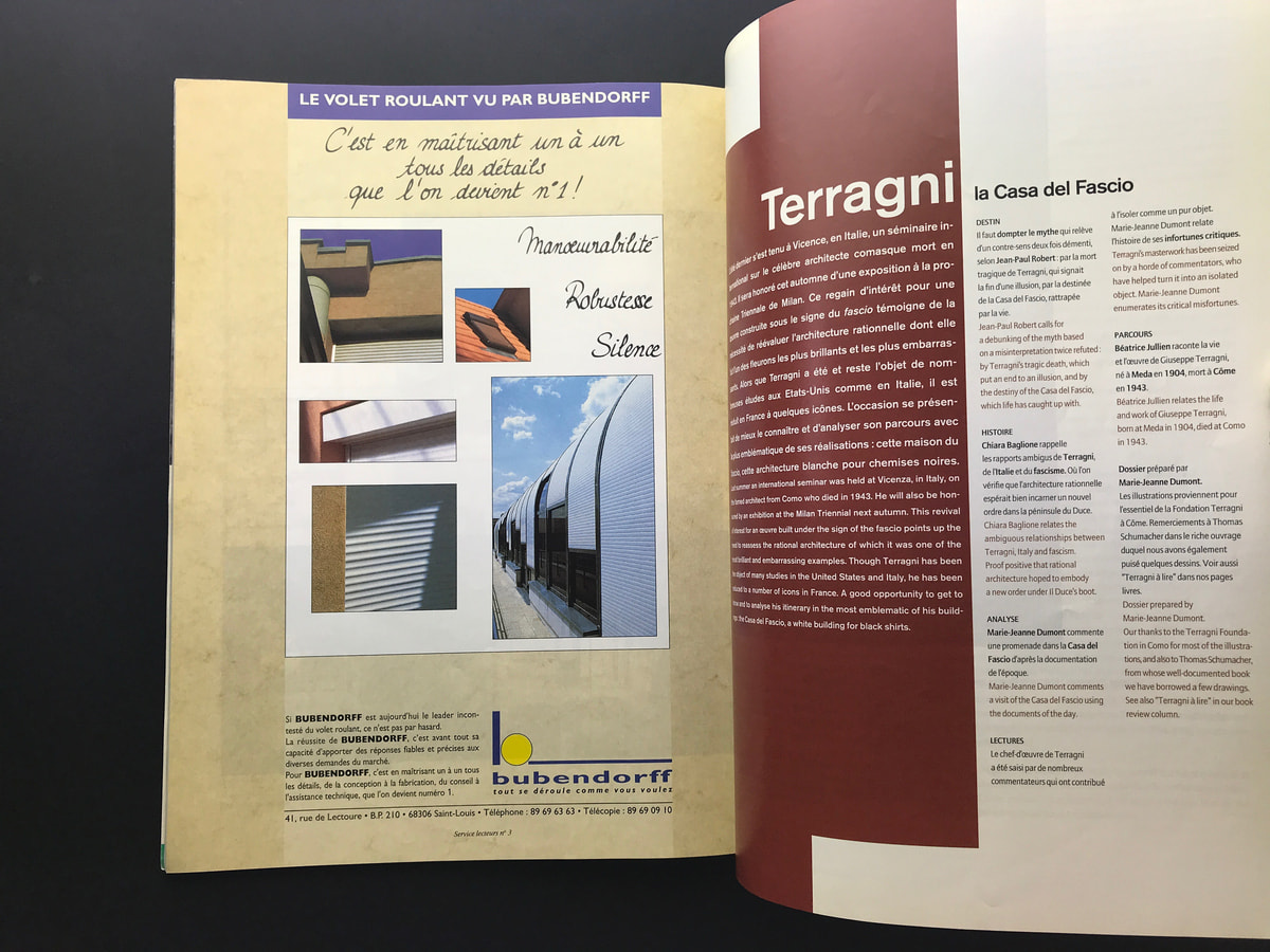 L'Architecture d'aujourd'hui (AA) avril 1995 #298 Terragni-Koolhaas_写真2