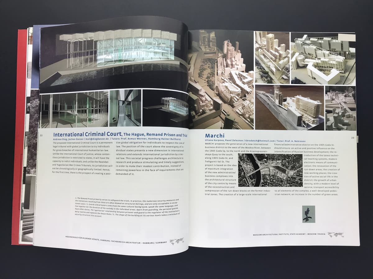 Istanbul 2003 Rotterdam 2001: Archiprix International; World's Best Graduation Projects Hunter Douglas Awards_写真2