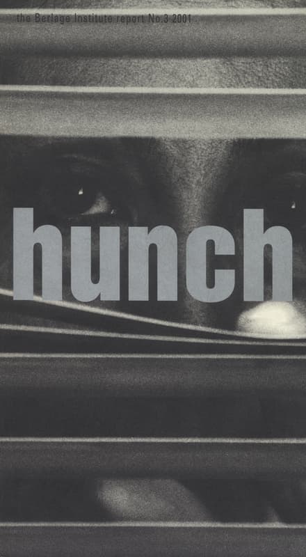 hunch 3: the Berlage Institute report No.3 2001_写真