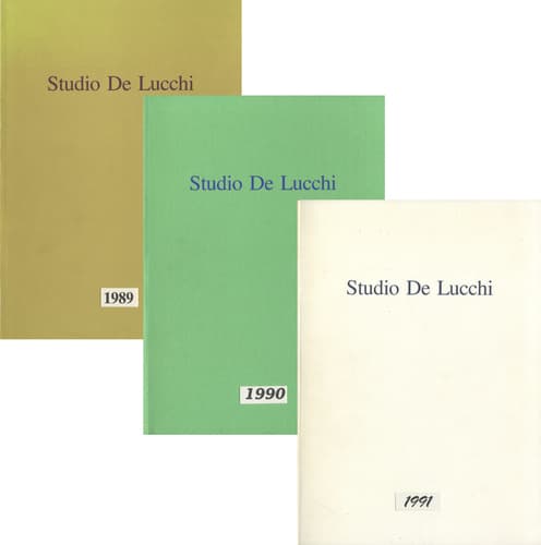 Studio De Lucchi Yearbook 1989, 1990, 1991 3冊セット
