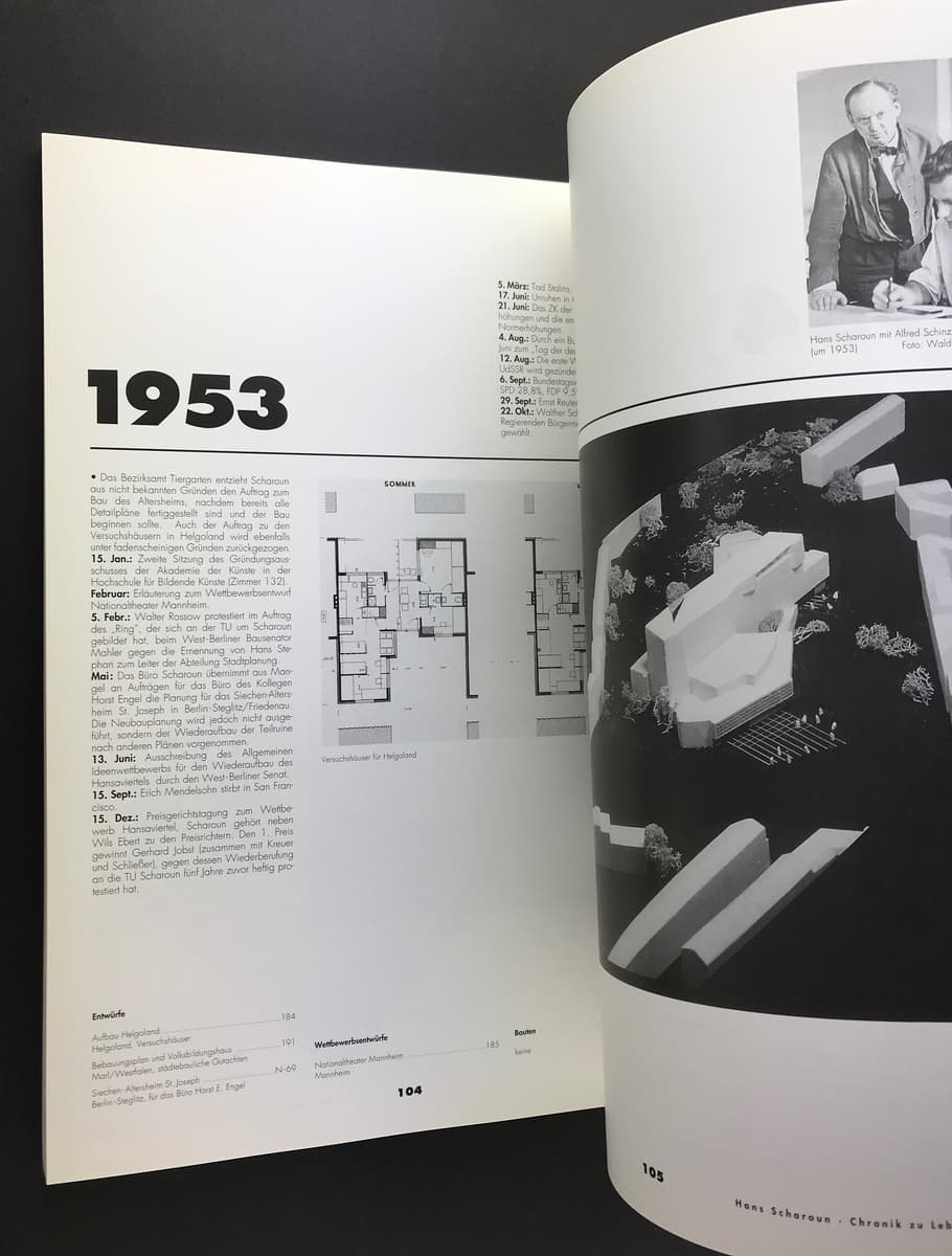 Hans Scharoun: Chronik zu Leben und Werk_写真4
