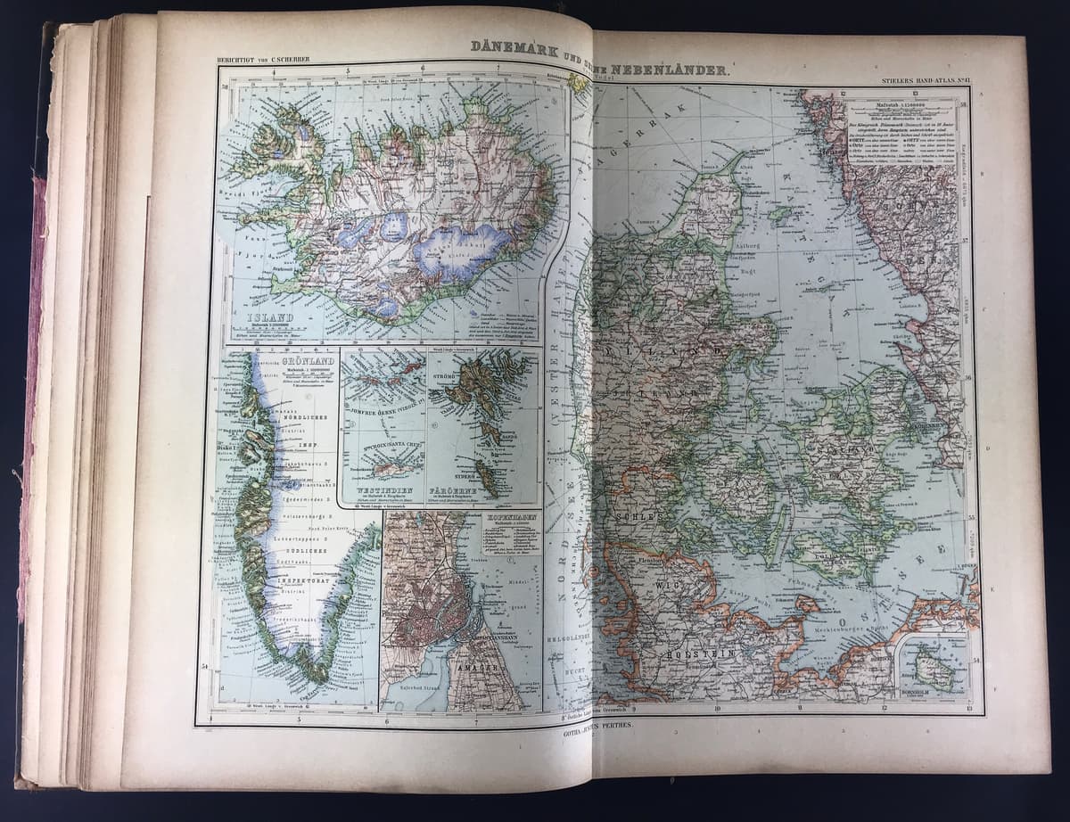 Stielers Hand-Atlas. 100 Karten in Kupferstich mit 162 Nebenkarten_写真2