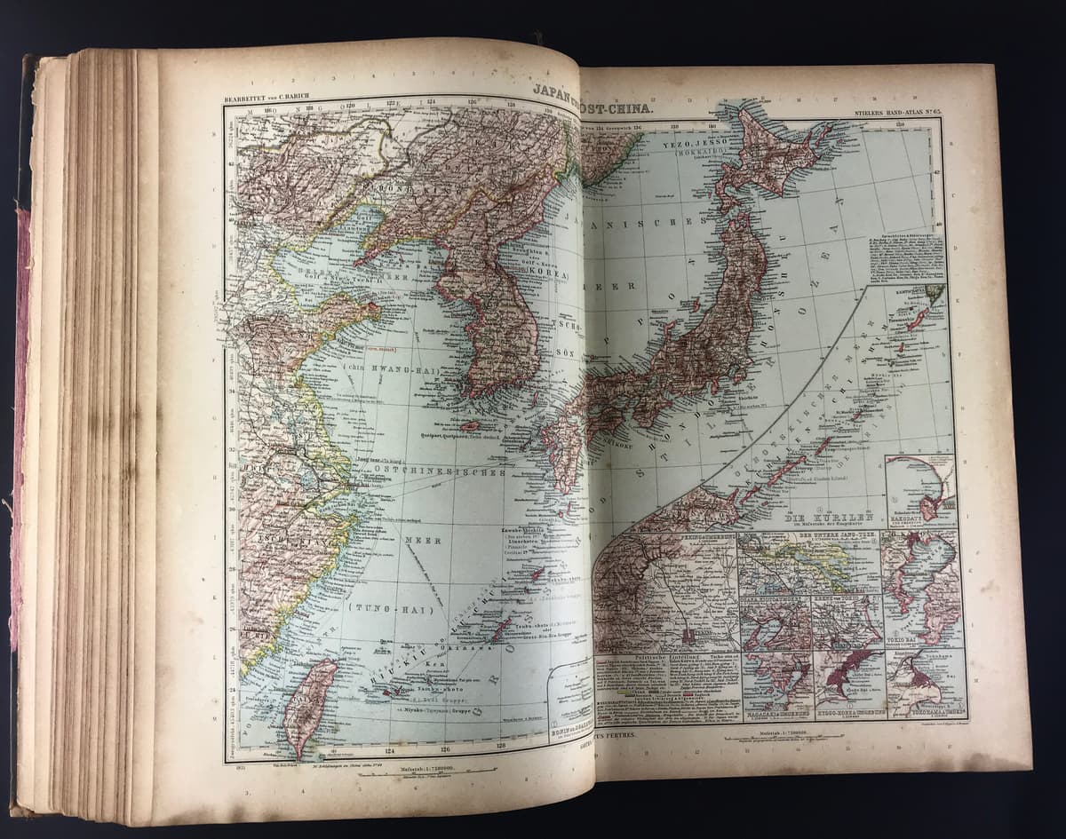 Stielers Hand-Atlas. 100 Karten in Kupferstich mit 162 Nebenkarten_写真4
