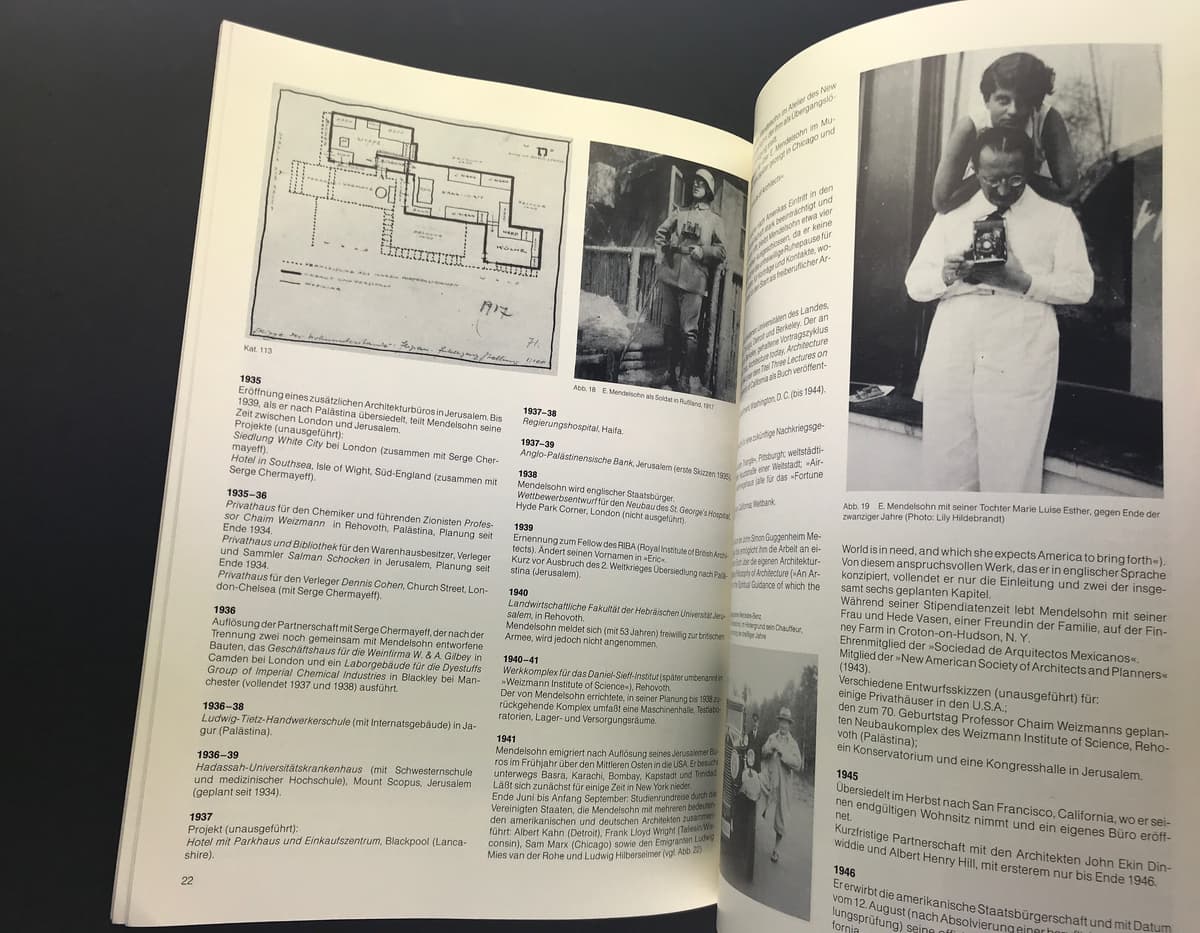 Erich Mendelsohn 1887-1953. Ideen, Bauten, Projekte._写真2