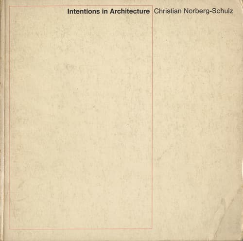 Intentions in Architecture